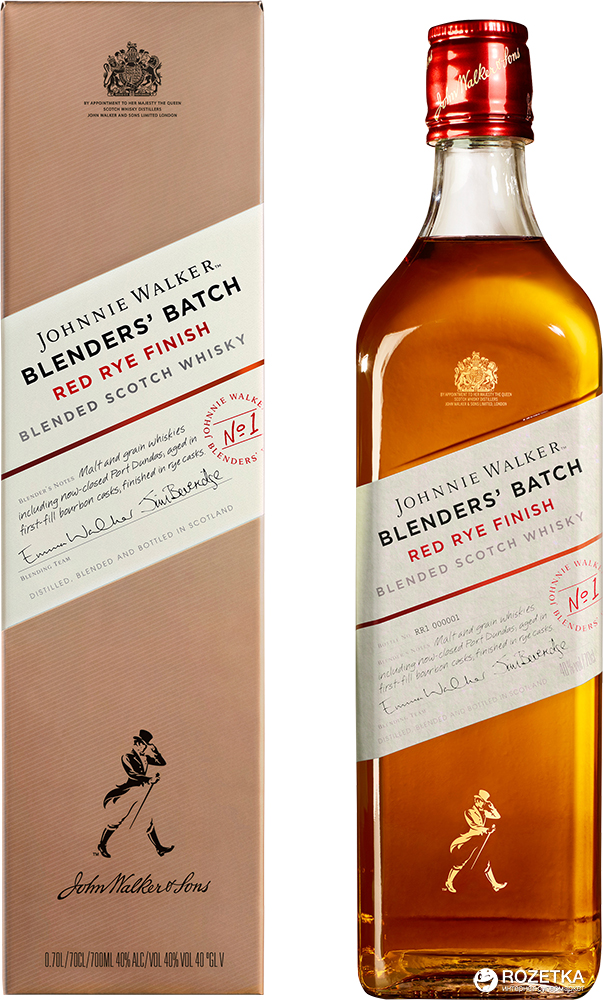 Виски Johnnie Walker Red Rye Finish 0.7 л 40% (5000267170190) – фото ...