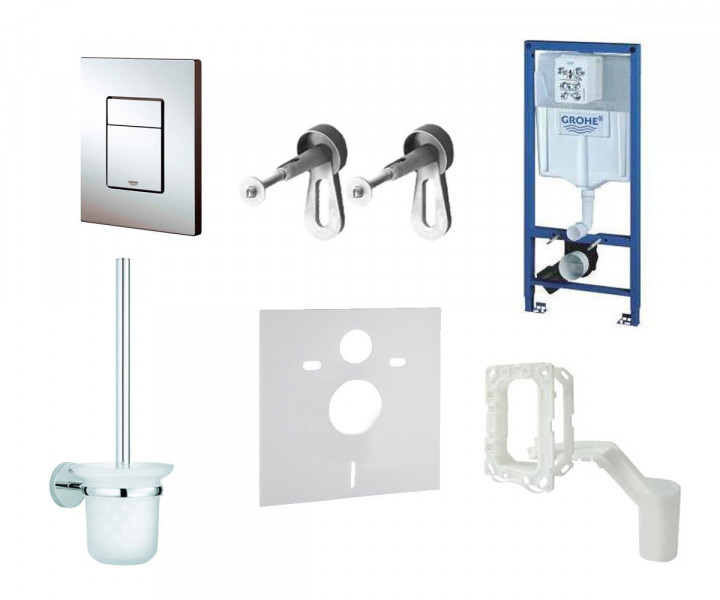 

Инсталляция для унитаза (6 в 1) GROHE RAPID SL 39000000 хром (58172)
