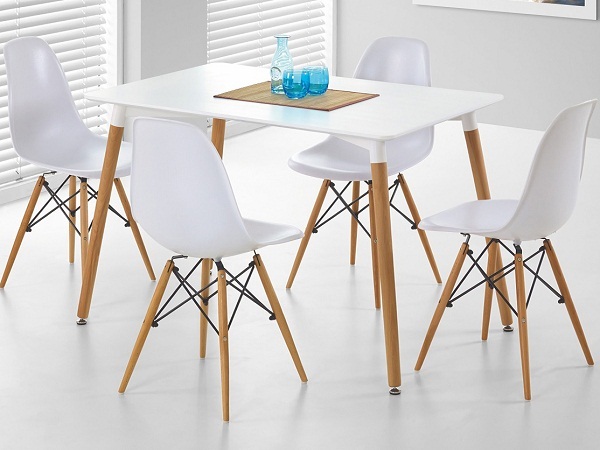 

Обеденный стол Halmar Socrates 120x80x74 см Белый/Бук