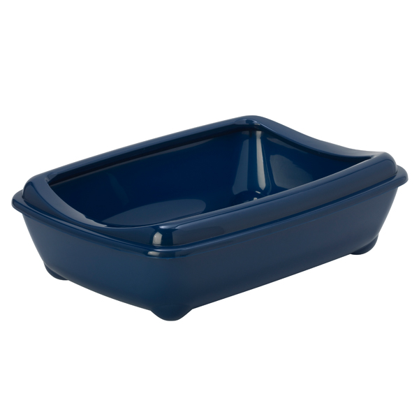 

Туалет для кошек с бортиком Moderna Arist-o-Tray 50х38х14 см C192331 Черничный