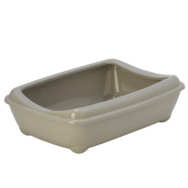 

Туалет для кошек с бортиком Moderna Arist-o-Tray 50х38х14 см C192330 Тепло-серый