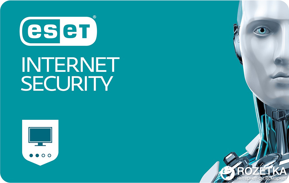 

Антивірус ESET Internet Security (2 ПК) ліцензія на 1 рік Базова (електронний ключ в конверті)