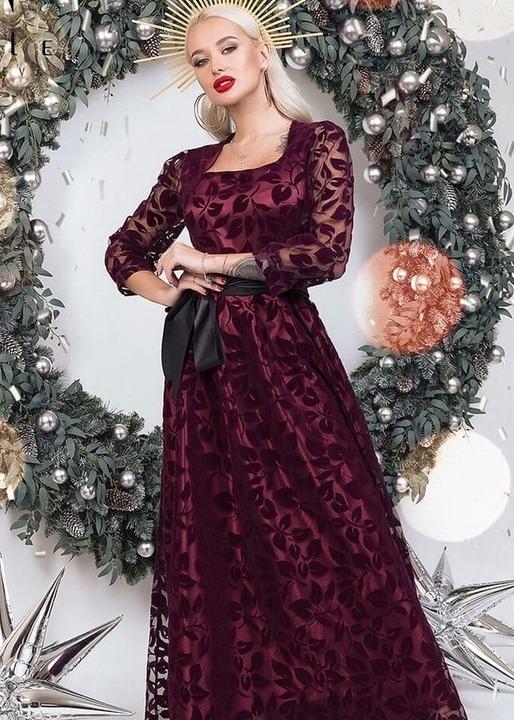 

Платье G&M k-62016 42-44 Размер цвет марсала
