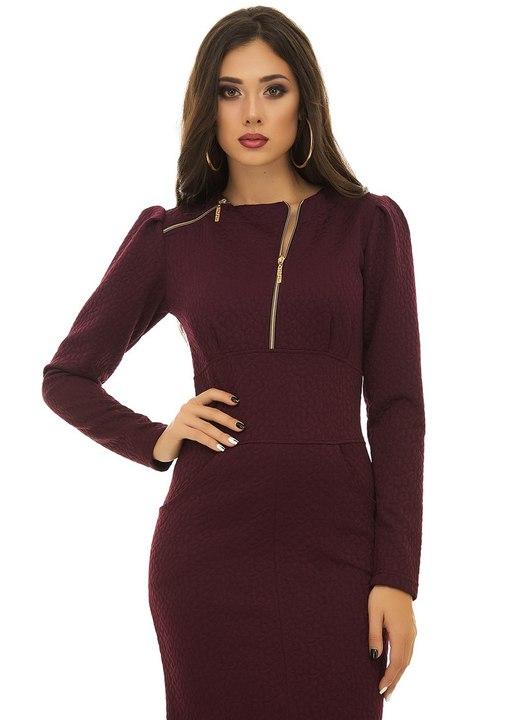 

Платье G&M k-33249 46 Размер цвет марсала