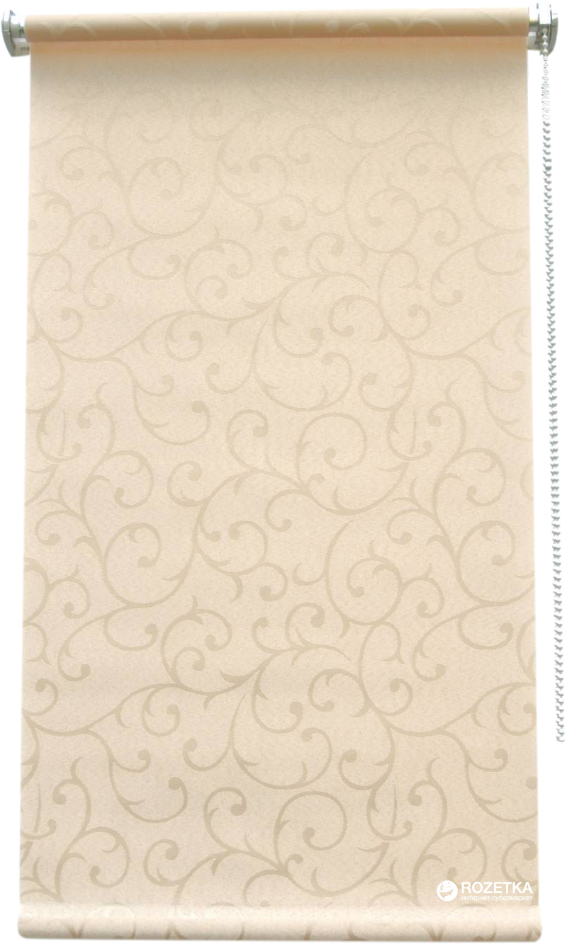 

Ролета тканевая Магия Amelia 67x160 см Кремовая