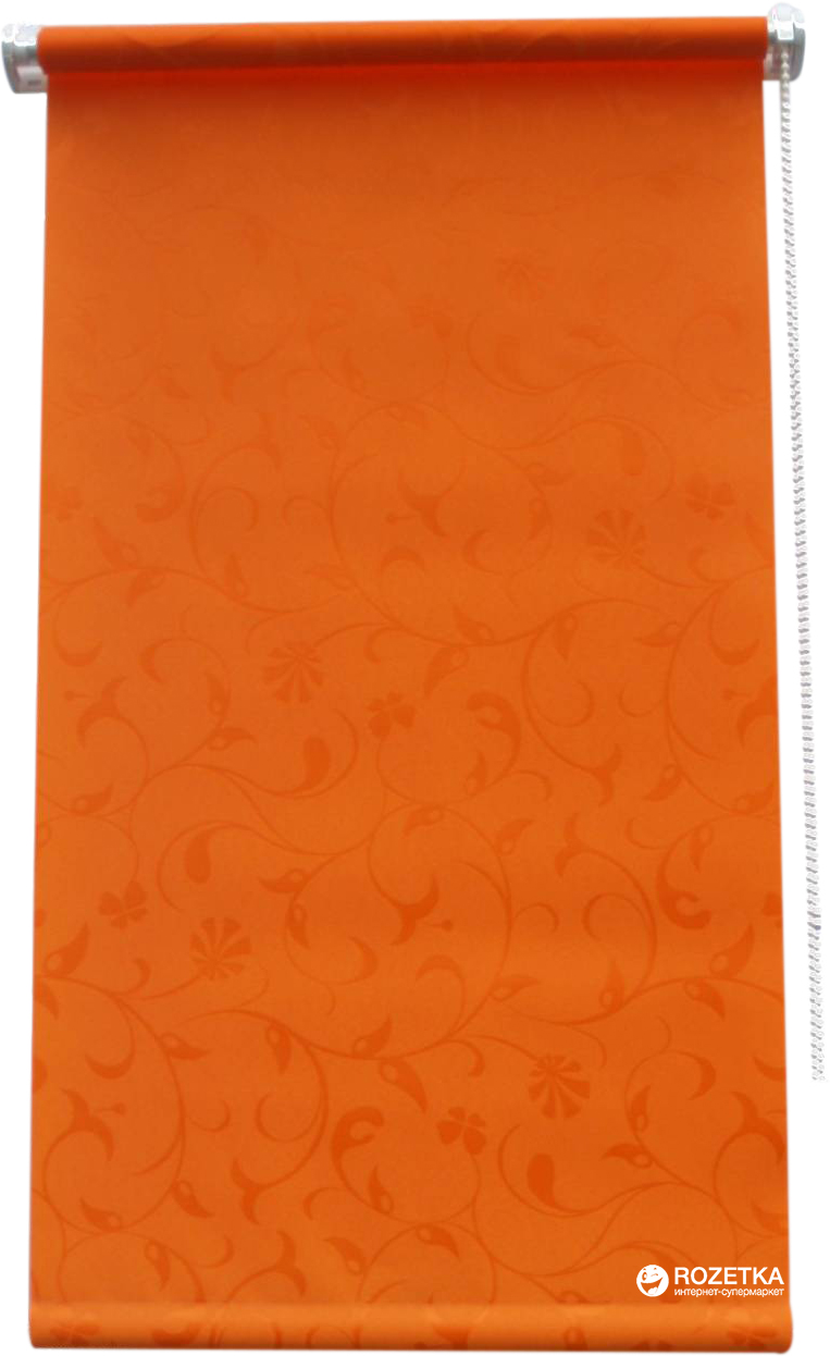 

Ролета тканевая Магия Clover 53x160 см Оранжевая