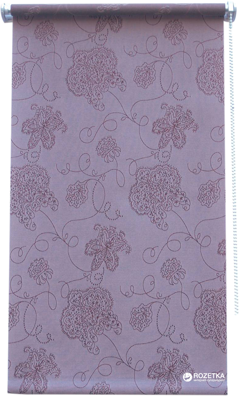 

Ролета тканевая Магия Magnolia 47x160 см Сирень