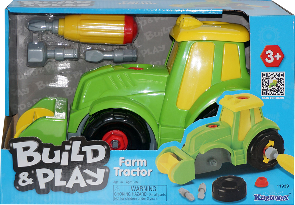 

Конструктор Keenway Трактор Строй и играй (K11939)