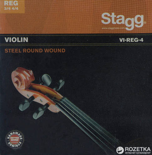

Струны для скрипки Stagg VI-REG-4