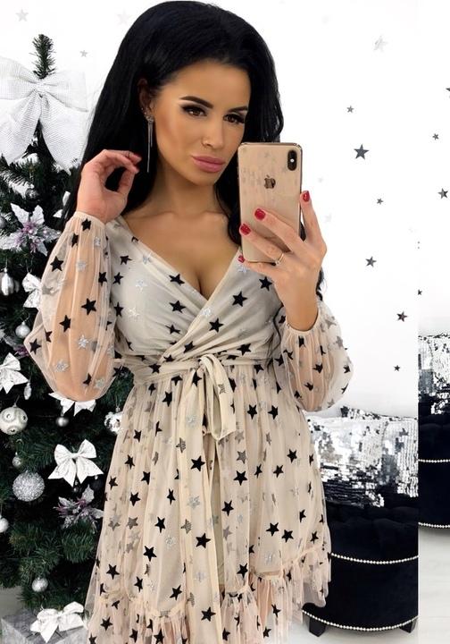 

Платье G&M k-62068 44-46 Размер цвет бежевая сетка на бежевой подкладке