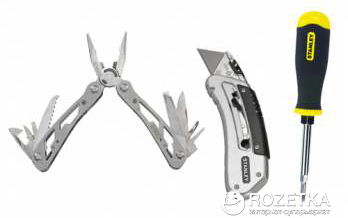 

Плоскогубцы Stanley Multitool 12 в 1 + отвертка + выдвижной нож (0-95-650)