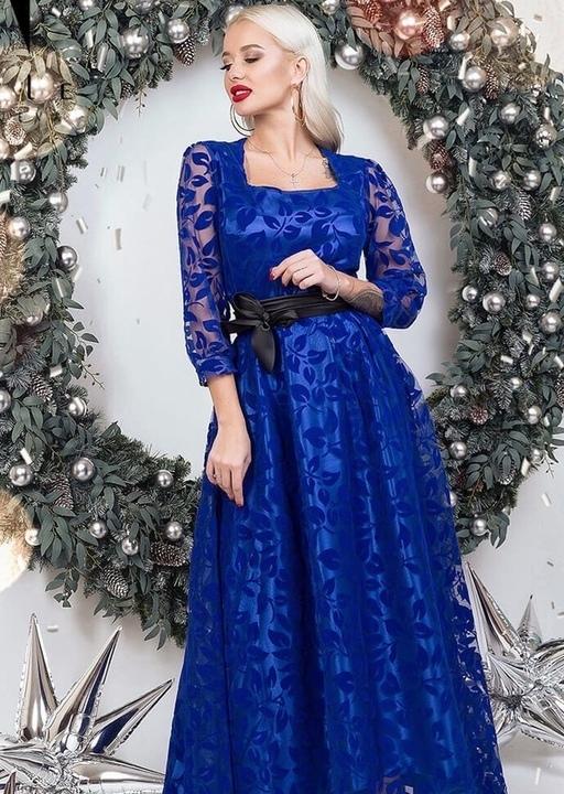

Платье G&M k-62018 42-44 Размер цвет электрик