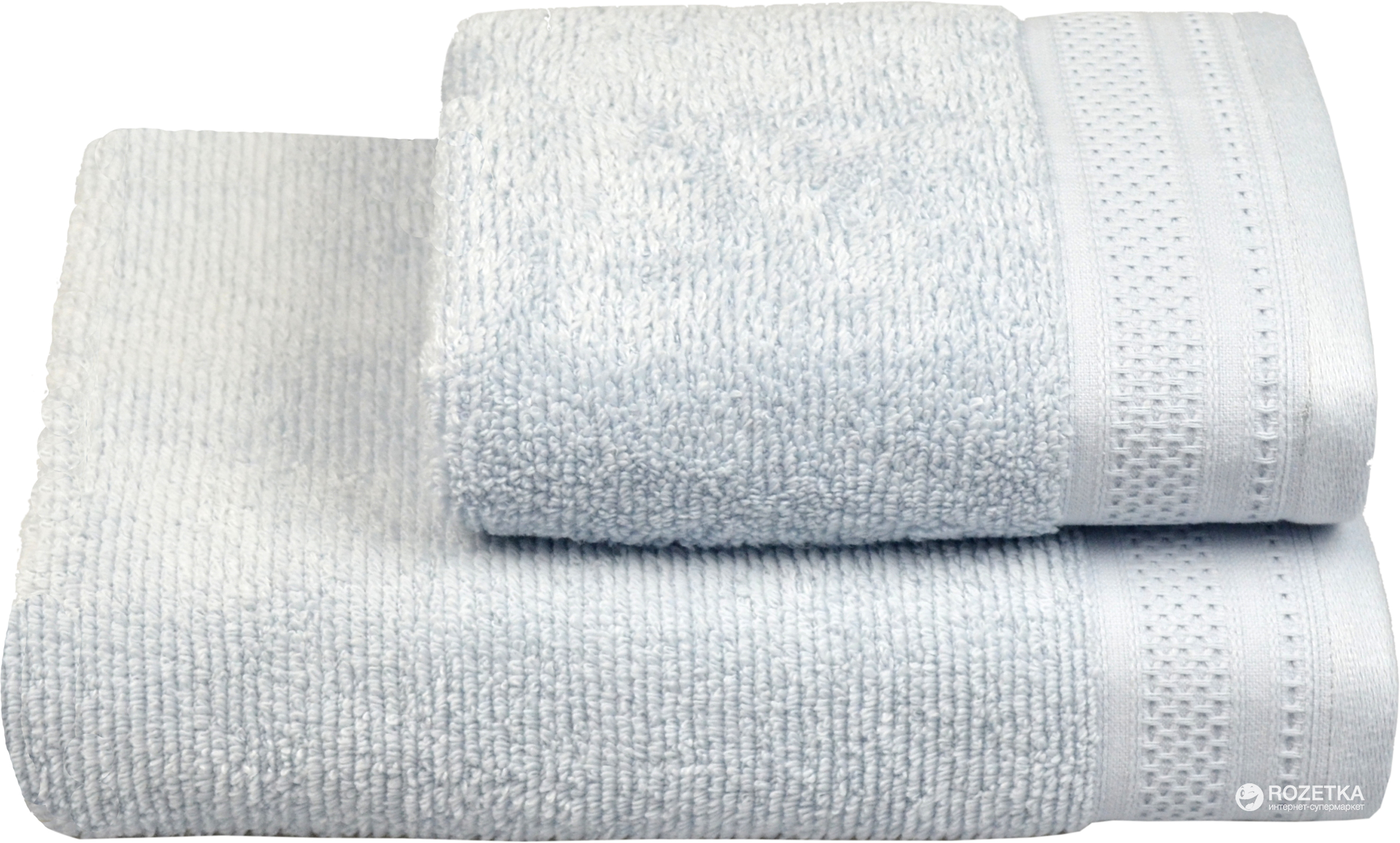 

Махровое полотенце Home Line Microcotton 126268 68х127 Голубое