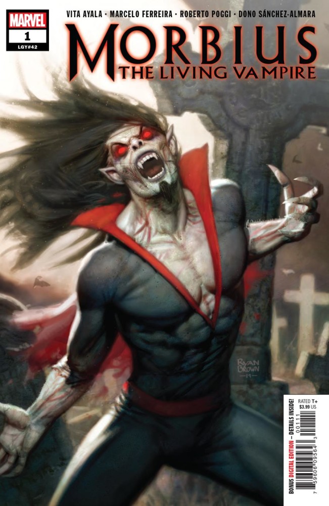 

Morbius #1 Cover A 1st Ptg Regular Ryan Brown Cover