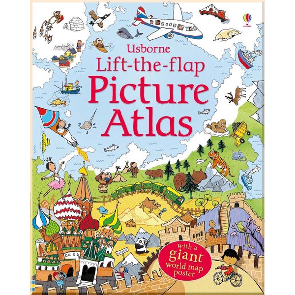 

Usborne See Inside Lift-the-flap Picture Atlas. Alex Frith. ISBN:9780746098479