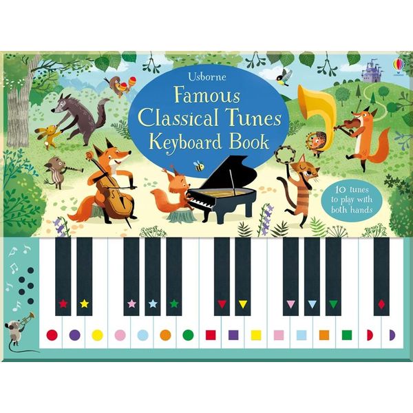 

Детская книга со звуковыми эффектами Usborne Famous Classical Tunes Keyboard Book. Sam Taplin. ISBN:9781474924269