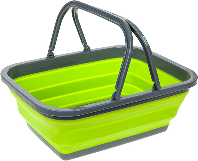 

Корзина складная Summit Pop Folding Basket 38х28.5х16 см Lime/Grey