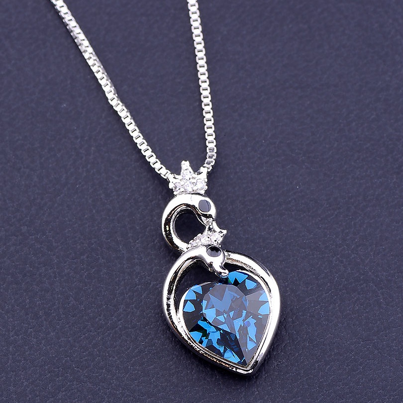 

Подвеска 'XUPING' Swarovski 40 см. (родий) 088624