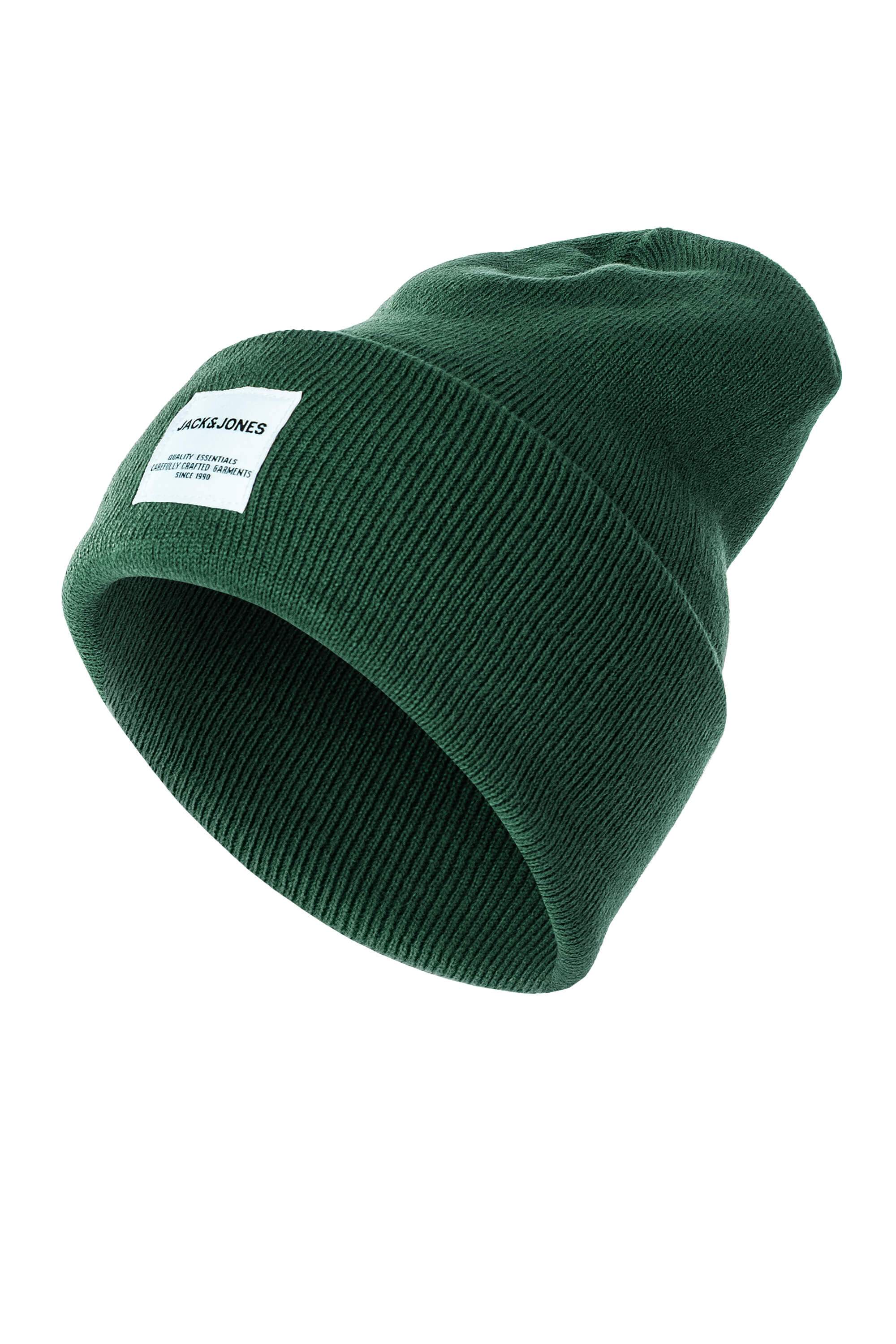 

Шапка Jack & Jones Sea Moss One Size темно-зеленый