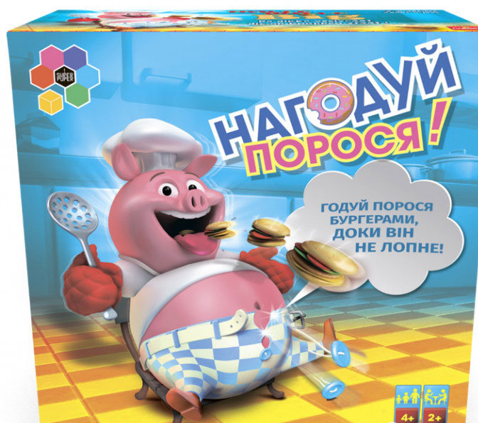 

Настольная игра SuperPuper Накорми поросенка (30706.006)