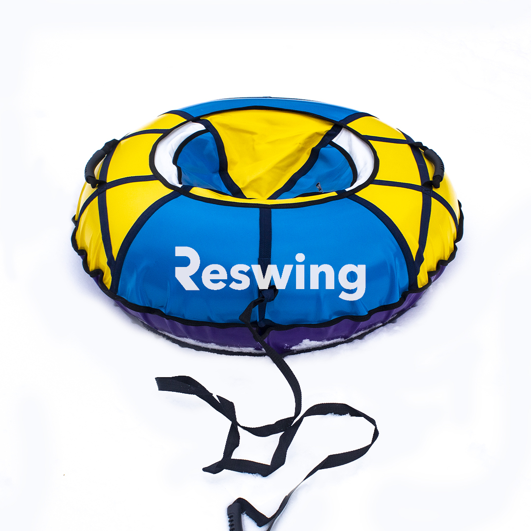 

Надувные санки-тюбинг Reswing ∅ 100 см Желтый + Синий + Белый (TBNG0126)