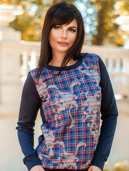

Свитшот G&M k-33083 44-46 Размер цвет синий