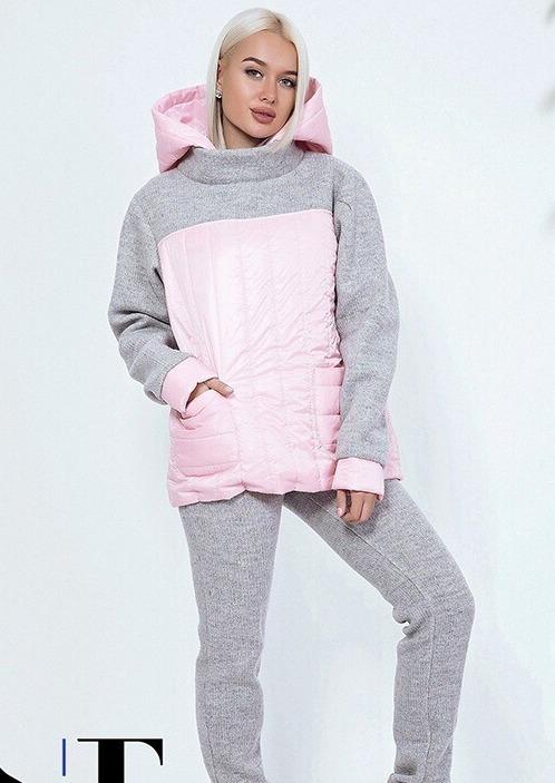 

Спортивный костюм G&M k-47488 42-44 Размер цвет серый/розовый
