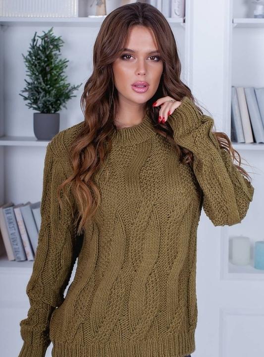 

Свитер G&M k-60351 универсальный 42-46 Размер цвет хаки