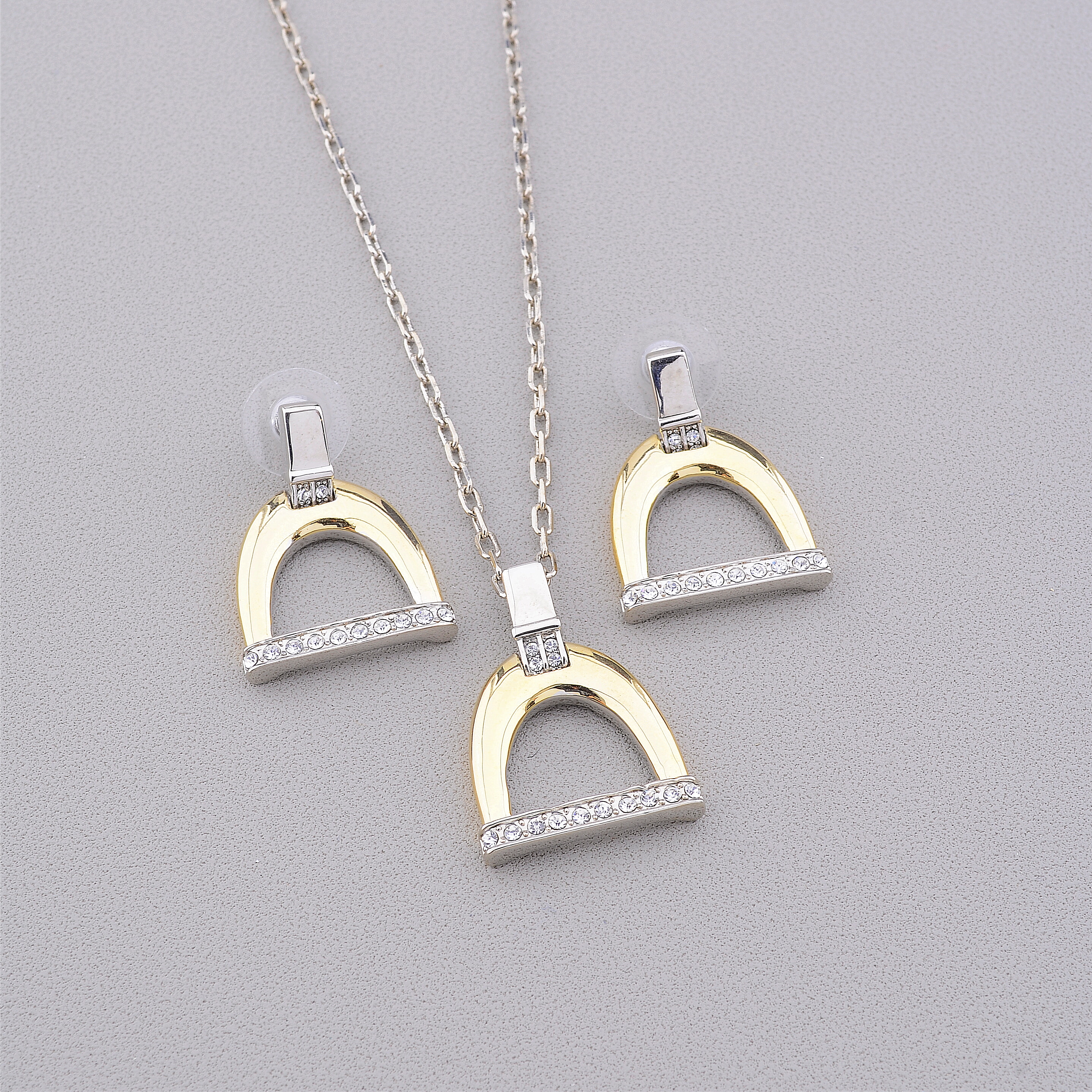 

Подвеска+Серьги 'Abella' Сrystal 43 см. 094163
