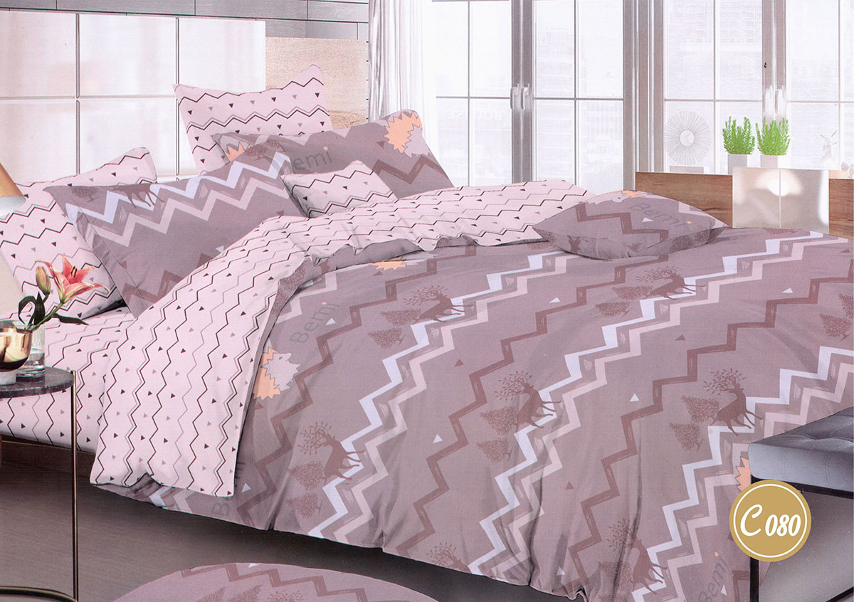 

Постельное белье Сатин С 080 Leleka-Textile полуторный КПБ сатин С080 (1233/2354)