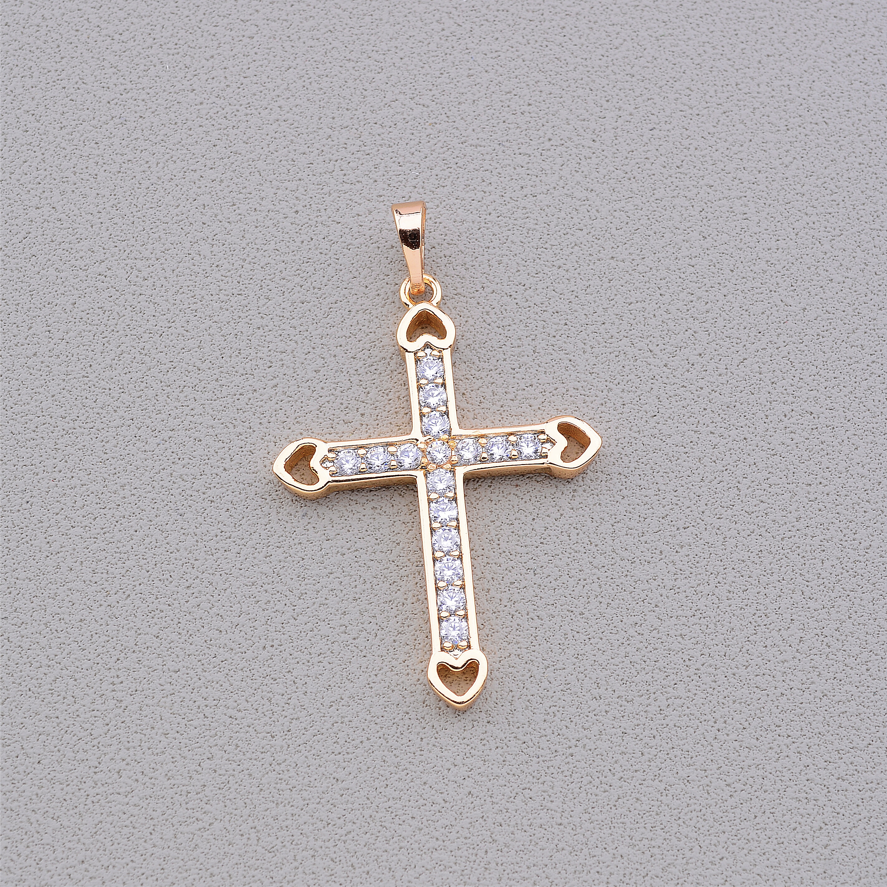 

Крестик 'XUPING' Фианит (позолота 18к) 094838