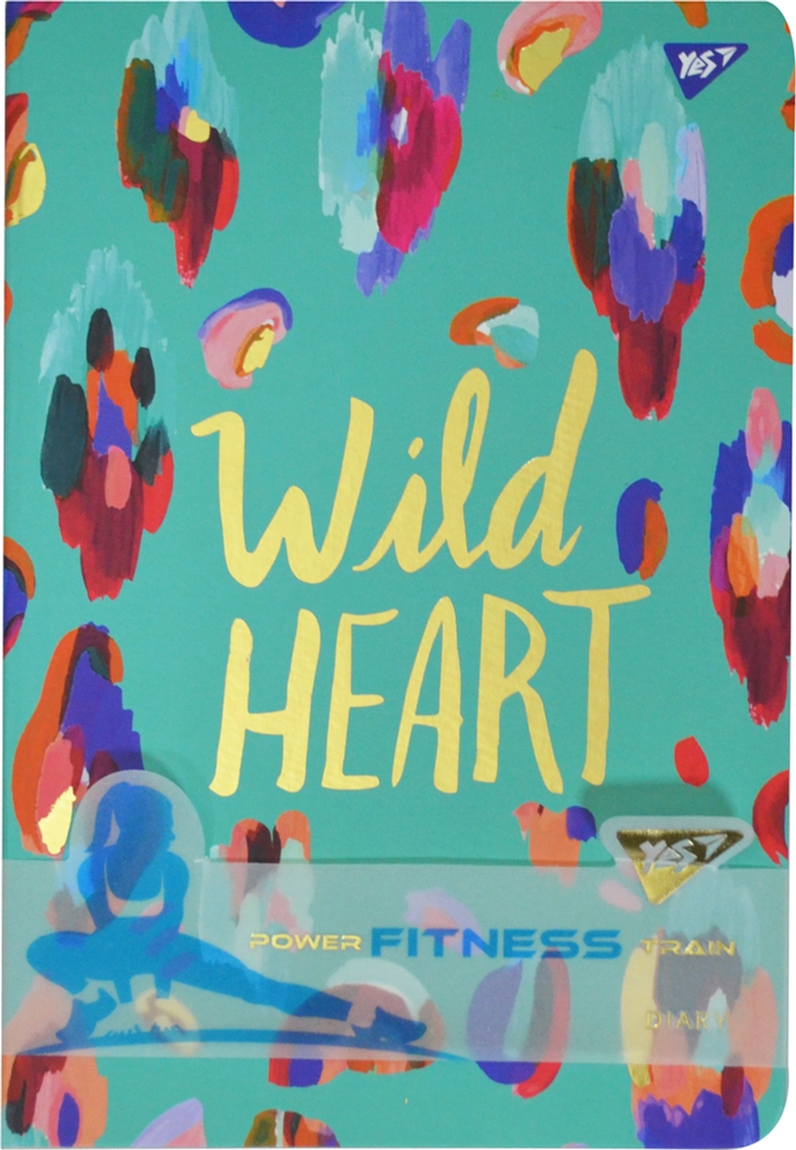 

Блокнот-мотиватор YES Wild Heart серии Fitness 140 х 210 мм 192 страницы (151581)