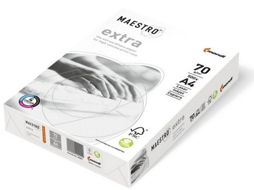

Бумага офисная MAESTRO Extra 500л A4 класс А+ 70 гм2