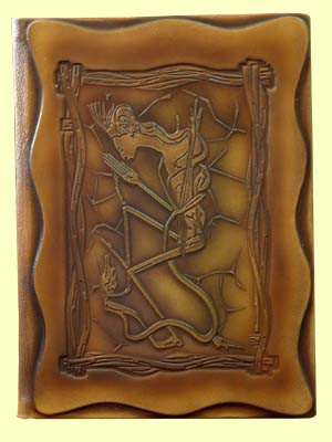 

Ежедневник А5, кожа, Гера