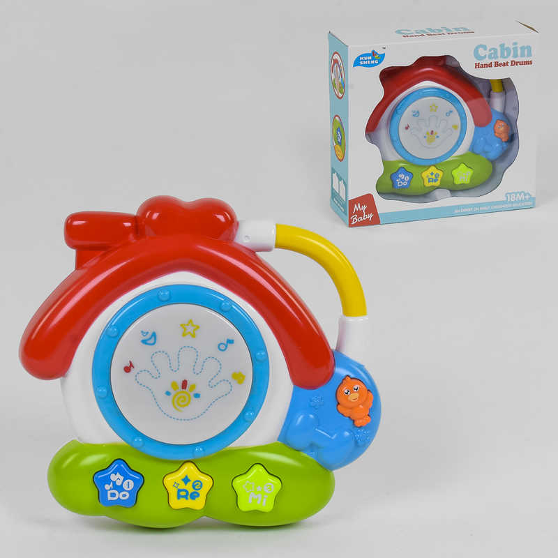 

Музыкальный Домик-барабан Small Toys 965 60-2 подсветка - 184489