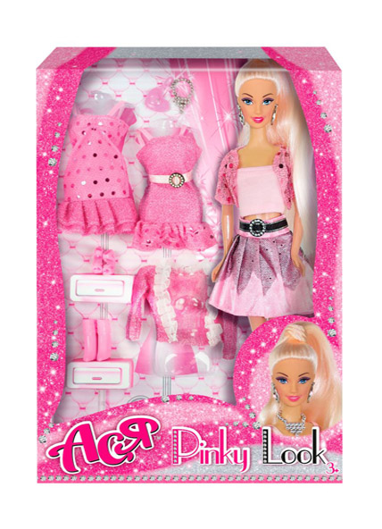 

Кукла Ася с аксессуарами Pinky Look MiC (35080) (121632)