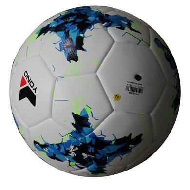 

Мяч футбольный Yono размер 4 White-Blue-Green