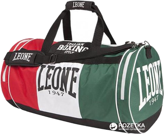 

Спортивная сумка Leone Italy 45 л Красно-зелено-белый (1401_500009)