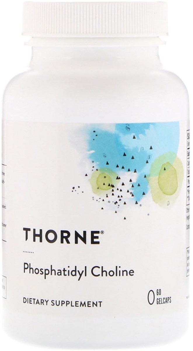 

Натуральная добавка Thorne Research Фосфатидилхолин, Phosphatidyl Choline, 60 гелевых капсул (693749605010)
