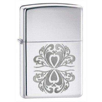 

Бензиновая зажигала Zippo 28050 MIRRORED HEARTS (Отраженные сердца).