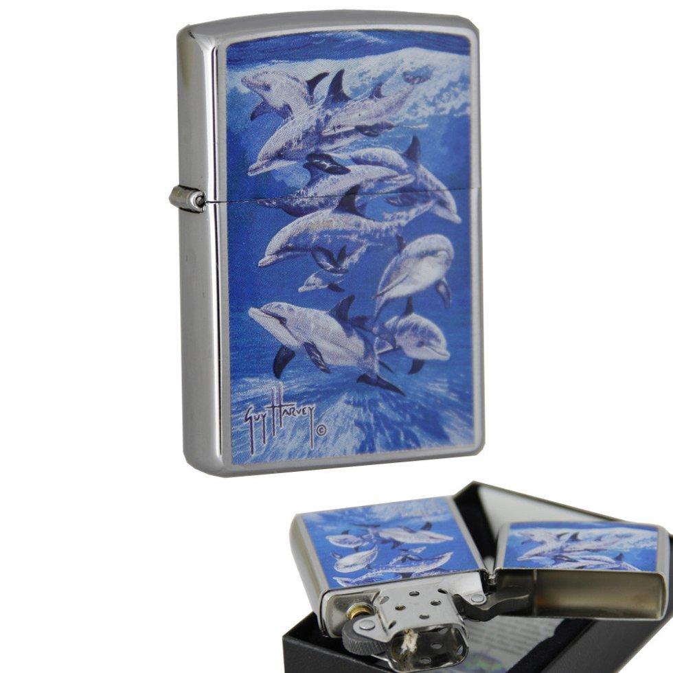 

Бензиновая зажигала Zippo 21051 Bottle Nose Dolphin (Стая дельфинов)