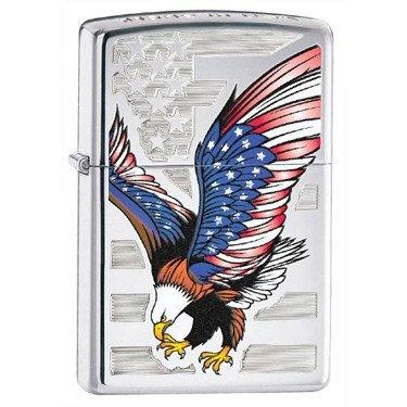 

Бензиновая зажигалка Zippo 28449 EAGLE FLAG.