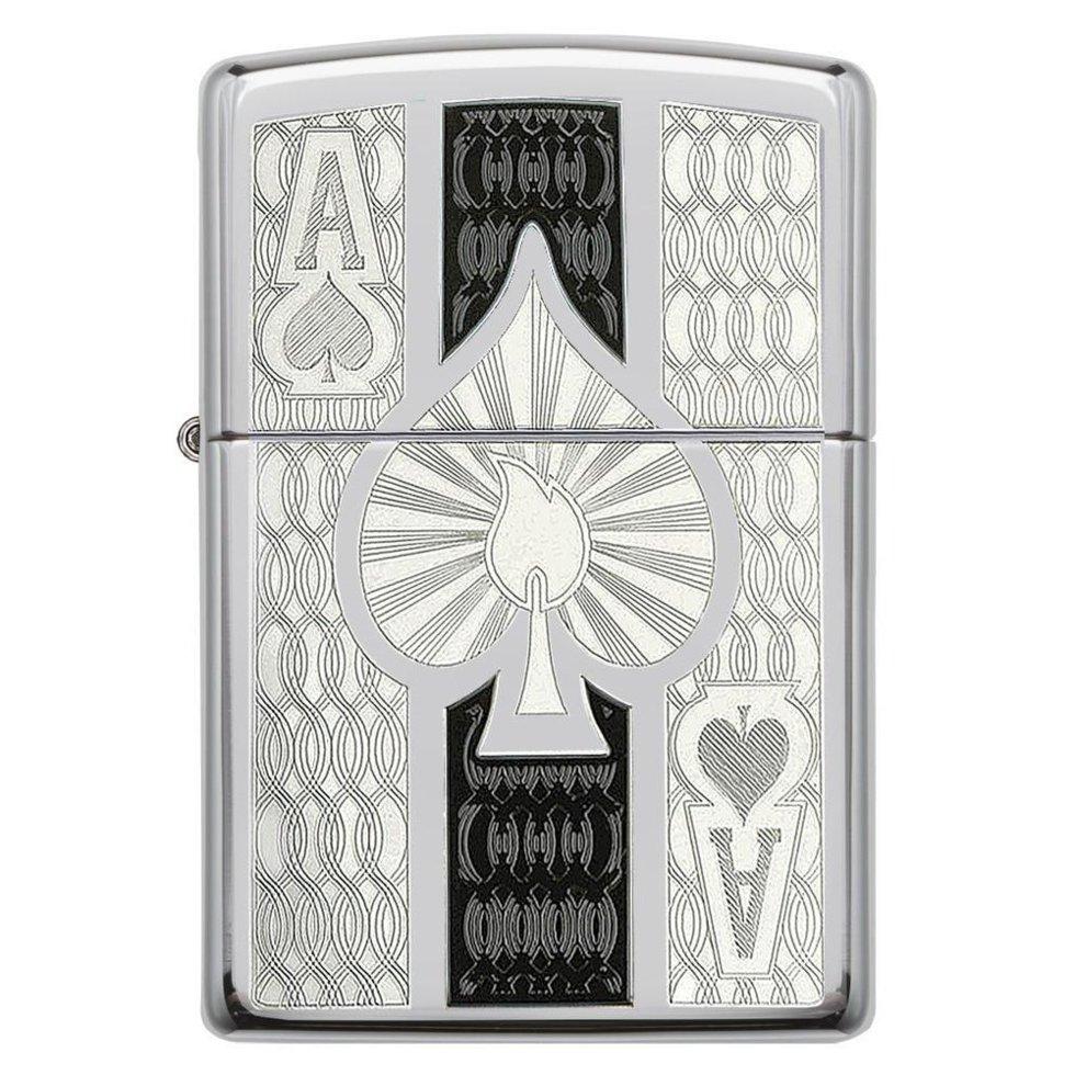 

Зажигалка Zippo 24196 Ace of Spades (Туз пик)