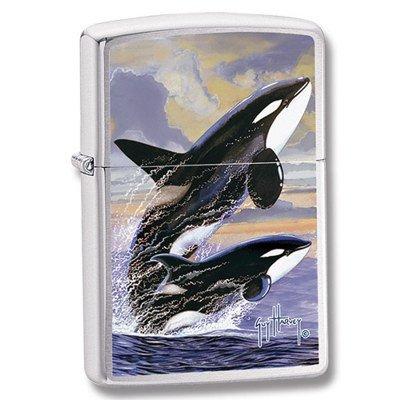 

Бензиновая зажигалка Zippo 24305 KILLER WHALES (Киты убийцы).