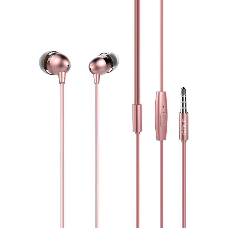 

Наушники Golf M7 Pink с микрофоном и кнопкой ответа