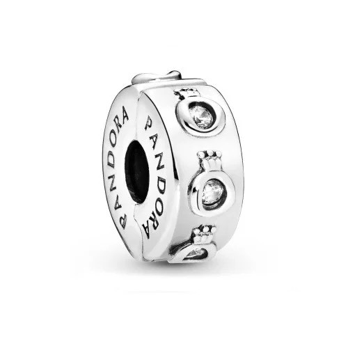 

Серебряный Шарм-Клипса Пандора С Монограммой #798326CZ