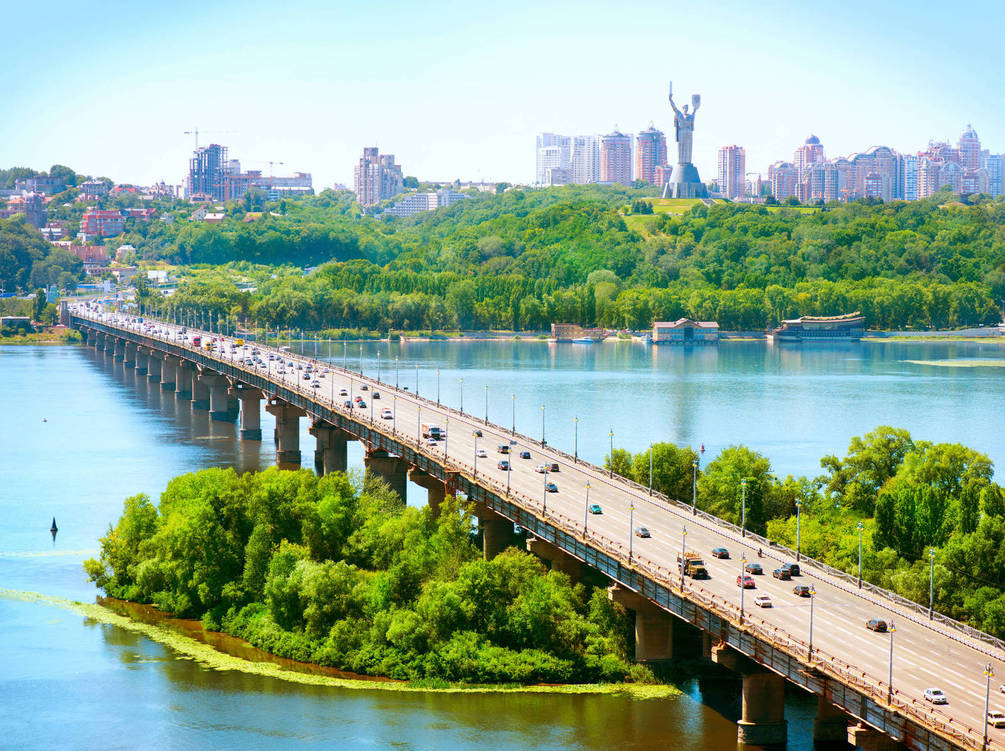 

Фотообои Арт-Обои мост через Днепр №15998 Нить