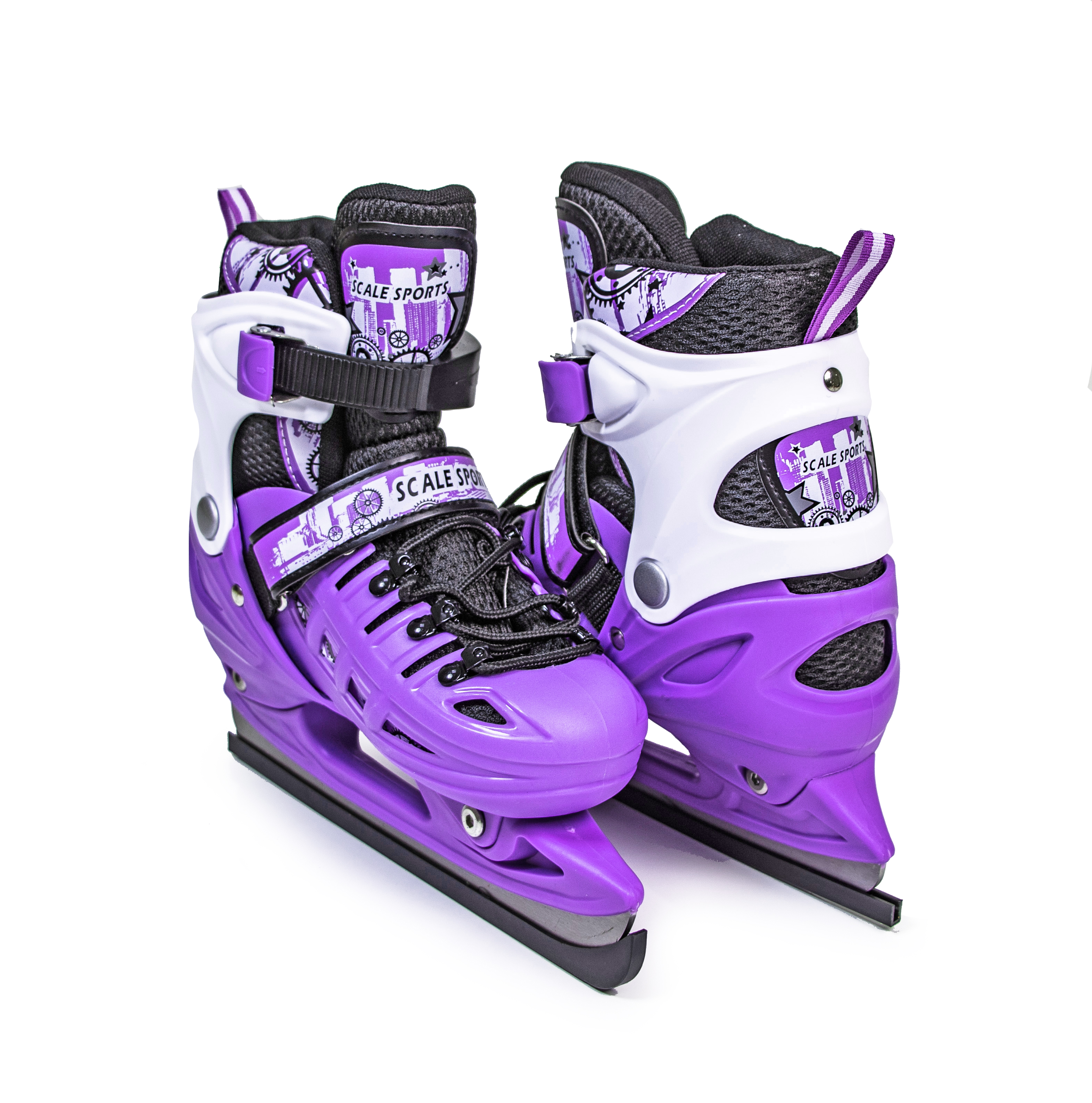 

Коньки раздвижные Scale Sport. Violet (размер 38-41) - 797917285-L