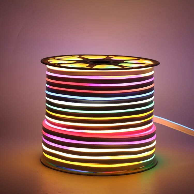 

Светодиодный LED гибкий неон PROLUM 505060 IP68 24V RGB FULL COLOR IC1903 , RGB (99674)