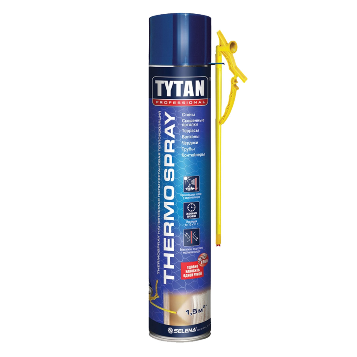 Пена напыляемая для утепления Tytan Thermospray STD 800мл – фото ...